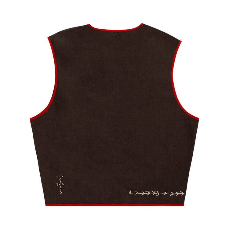 Cactus Jack by Travis Scott Sleep In Reverse Vest Brown