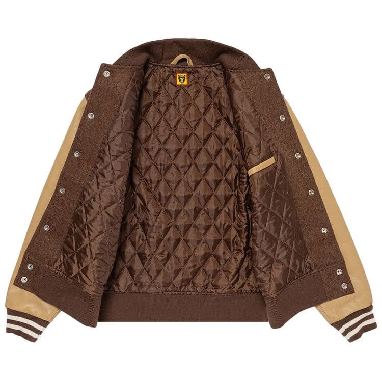 Human Made Varsity Jacket Brown