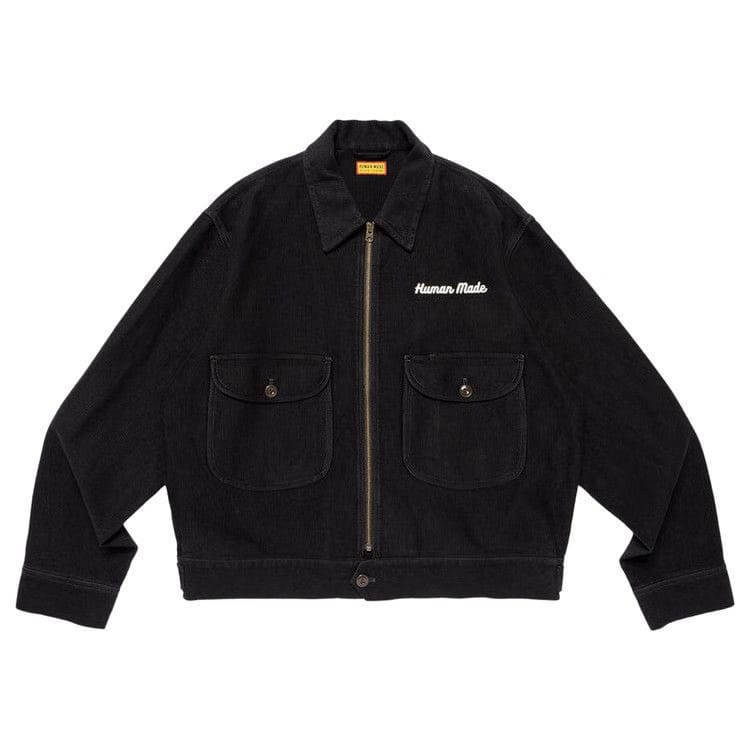 Human Made Zip Up Work Jacket Black