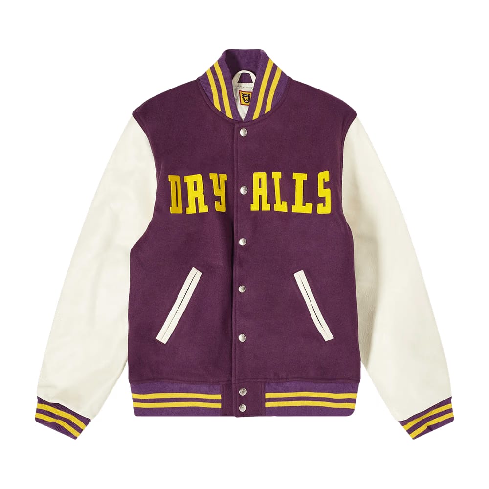 Human Made Varsity Jacket Purple