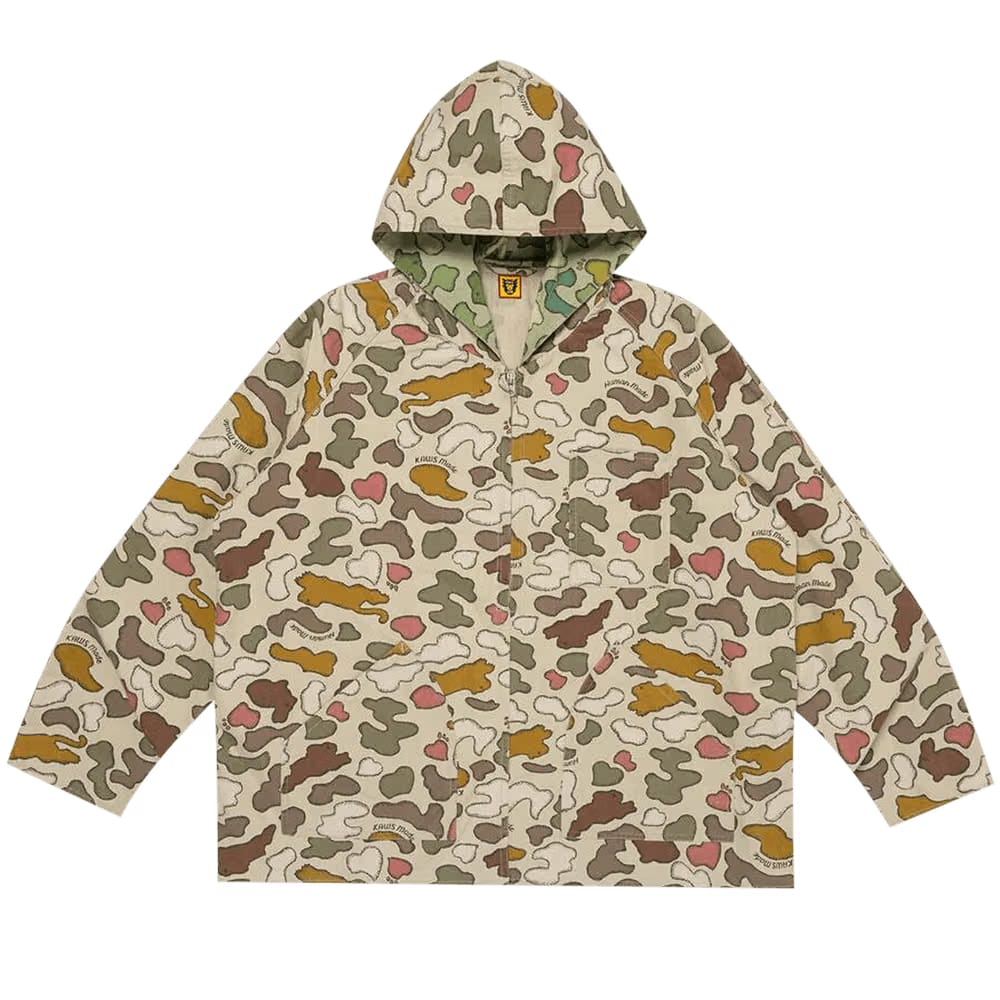 Human Made x KAWS Made Camo Jacket Brown