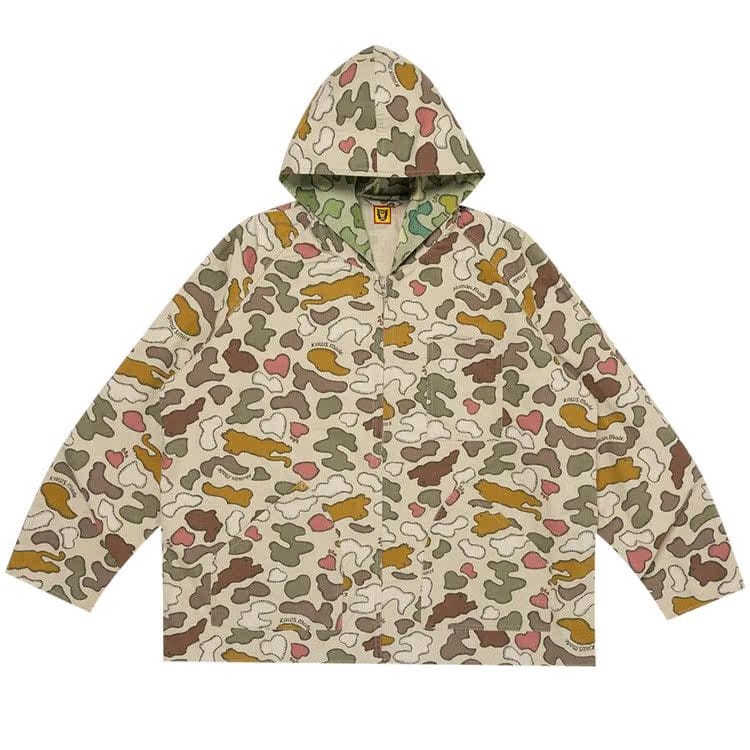 Human Made x KAWS Made Camo Jacket Brown