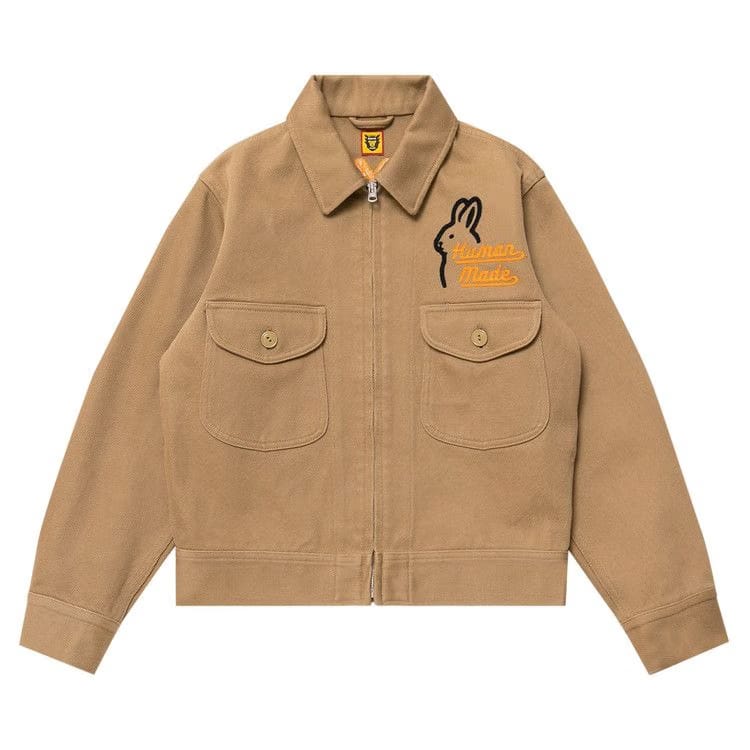 Human Made Zip Work Jacket Beige