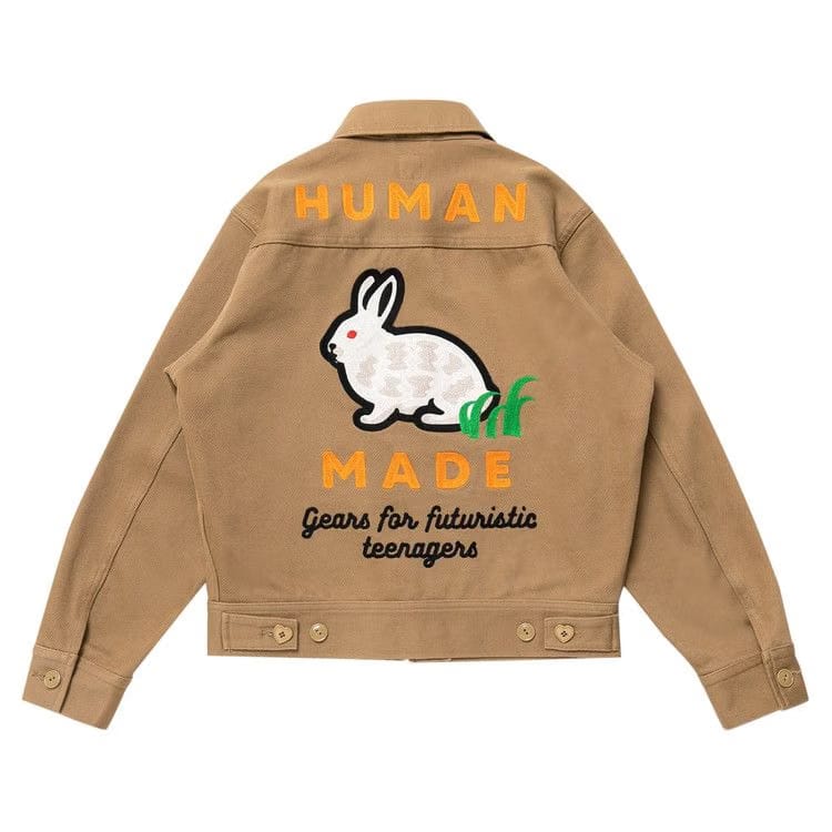 Human Made Zip Work Jacket Beige
