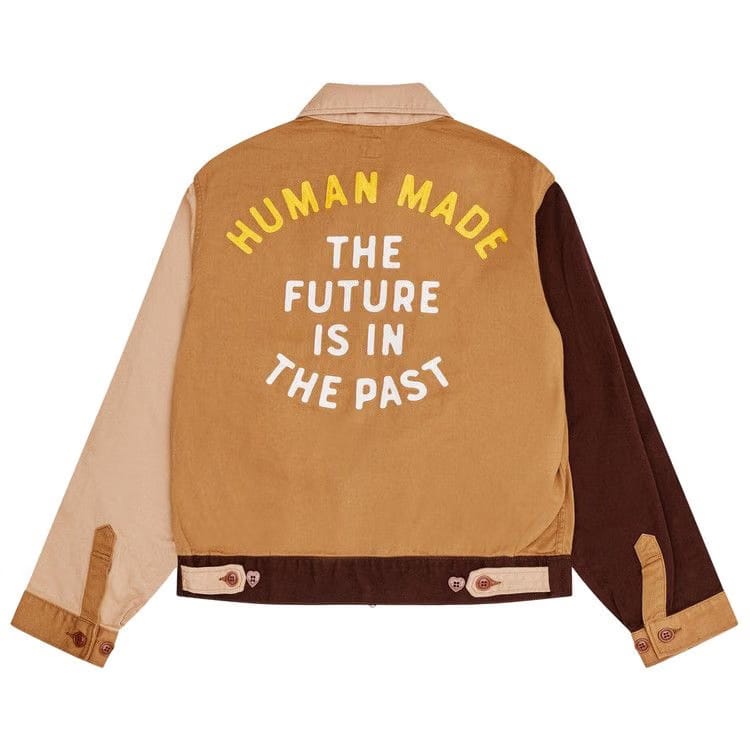 Human Made Zip-Up Work Jacket Brown