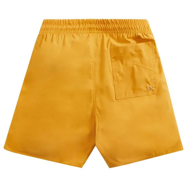Rhude Logo Swim Shorts Mustard