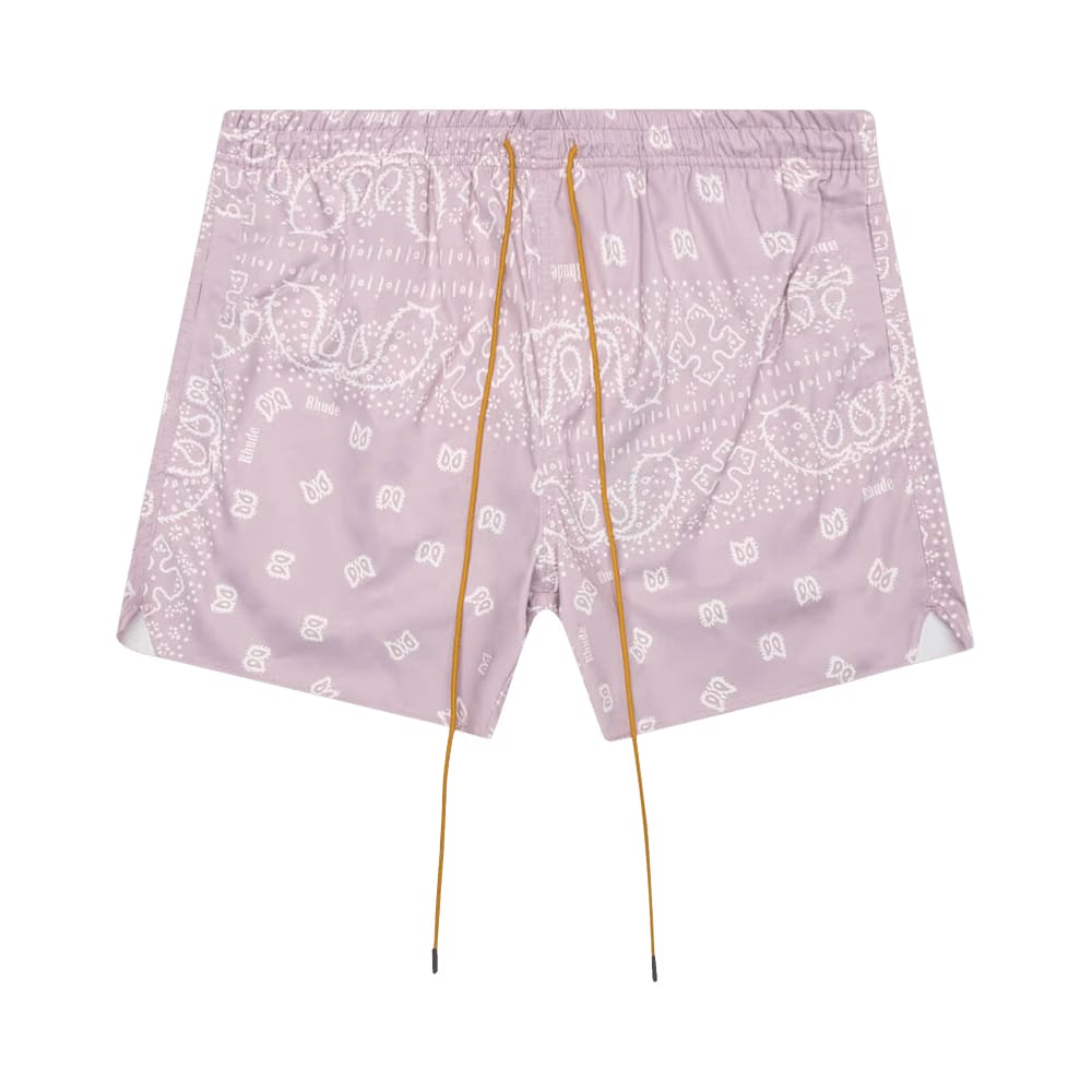 Rhude Bandana Trunks Lavender