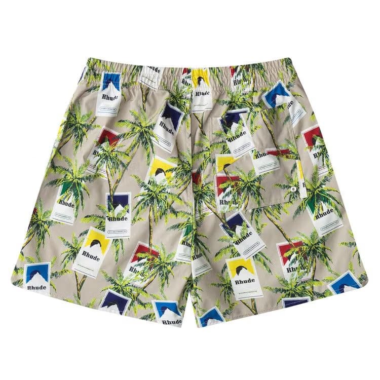 Rhude Cigarette Trunks Tan/Multicolor