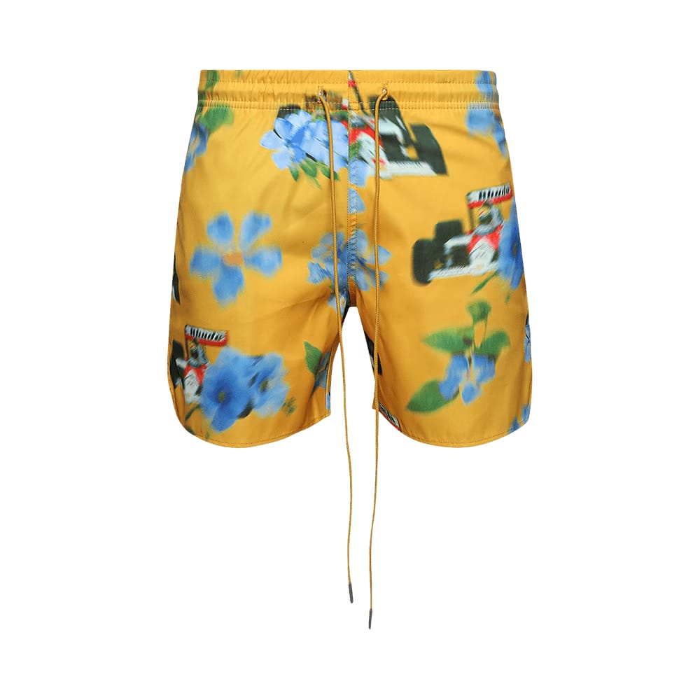 Rhude Loix Swim Trunks Yellow/Multicolor
