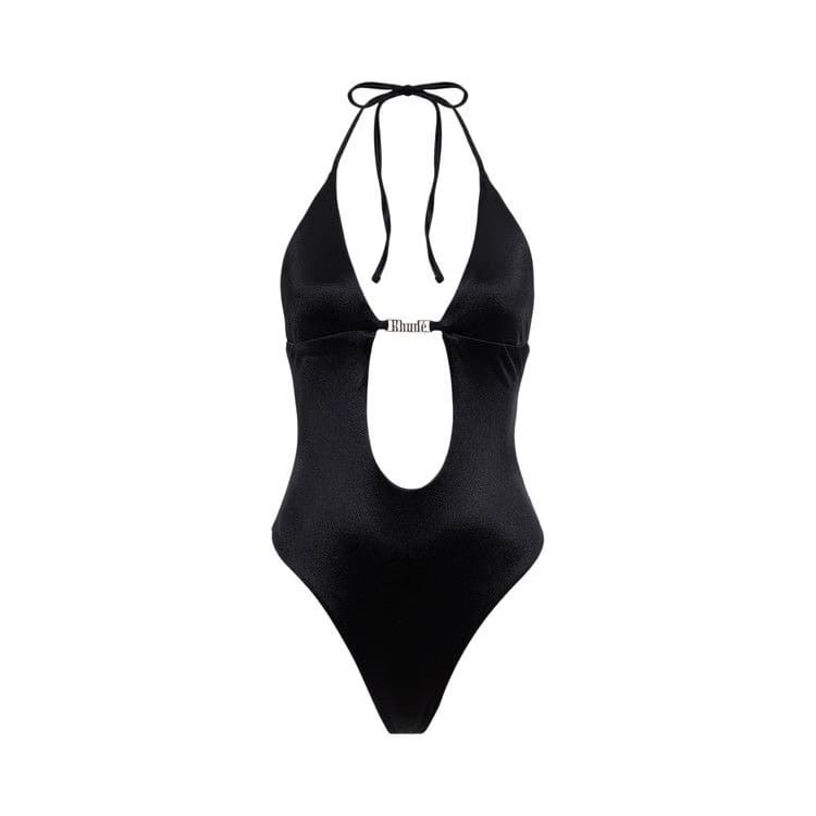Rhude Rimini One-Piece Swim Black