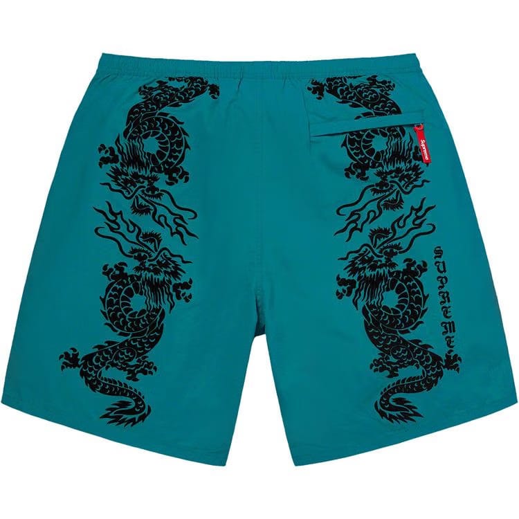 Supreme Dragon Water Shorts Teal