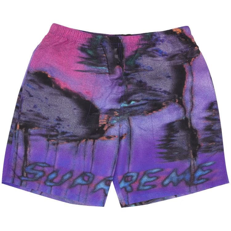 Supreme Hurricane Water Shorts Purple