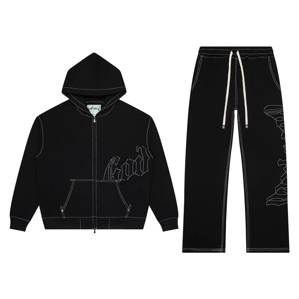 Godspeed OG Logo Sweatsuit Stitched Black