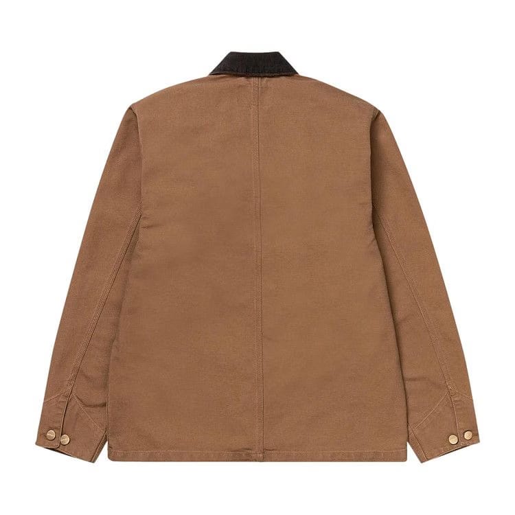 Carhartt WIP Aged Canvas Michigan Chore Coat Hamilton Brown