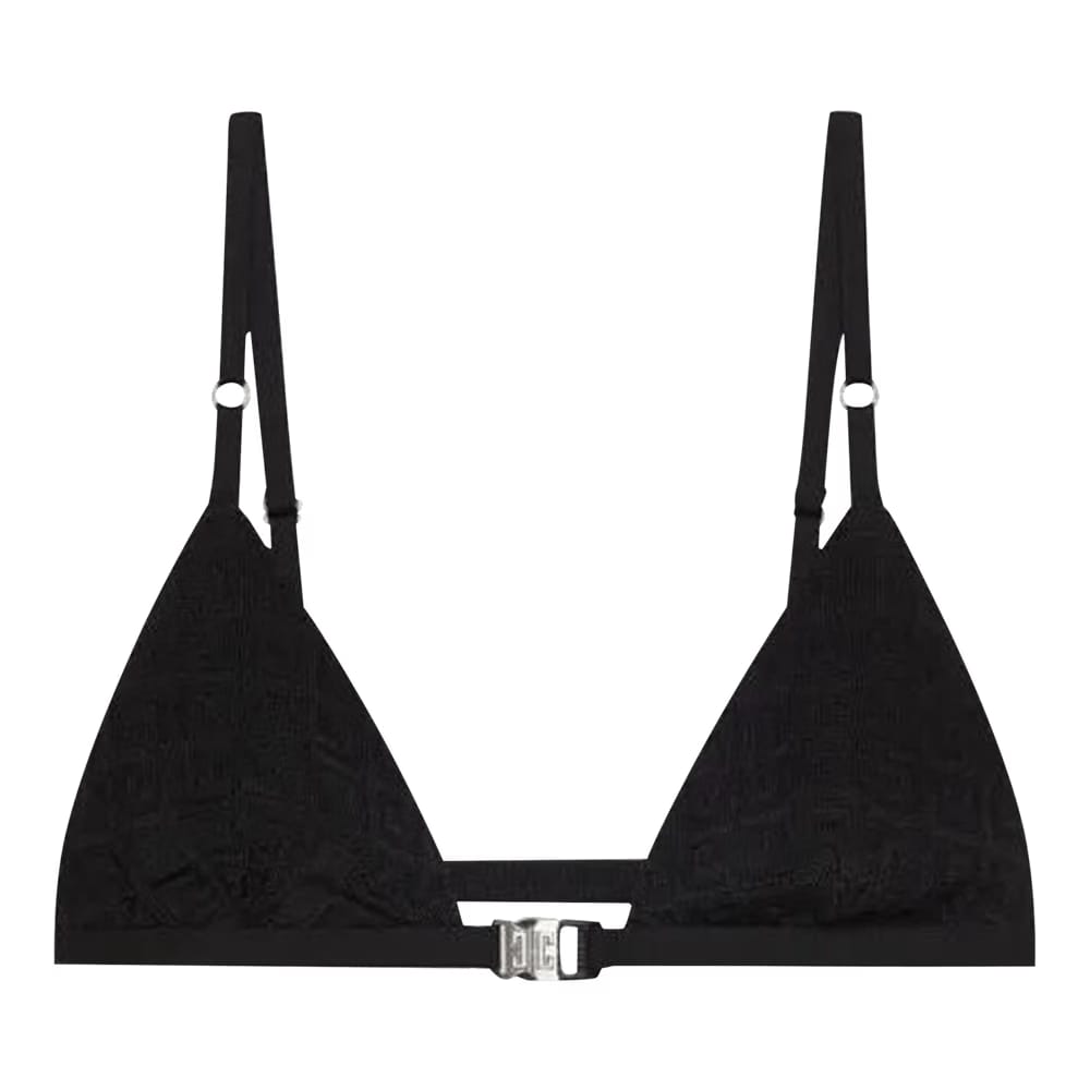 Givenchy 4G Monogram Triangle Bra Black