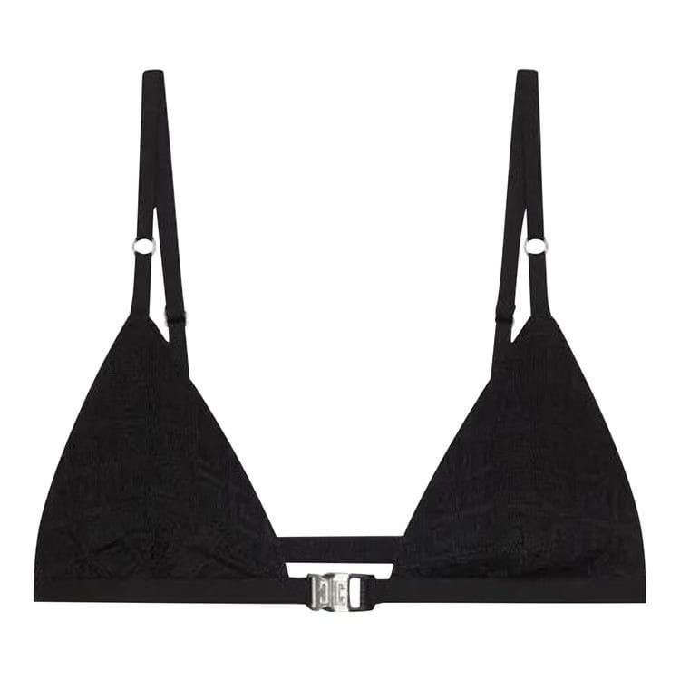 Givenchy 4G Monogram Triangle Bra Black