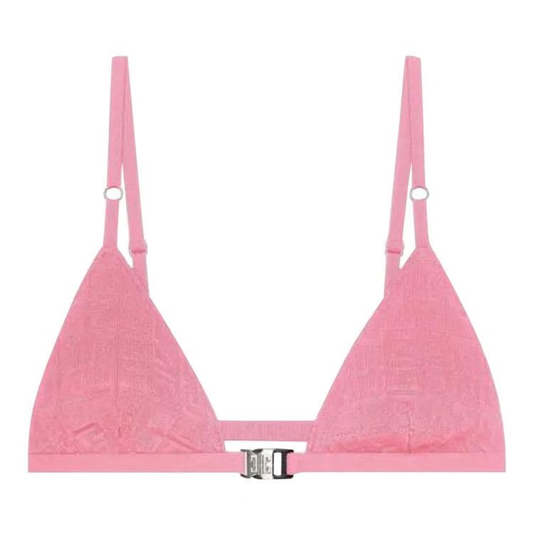 Givenchy 4G Monogram Triangle Bra Bright Pink