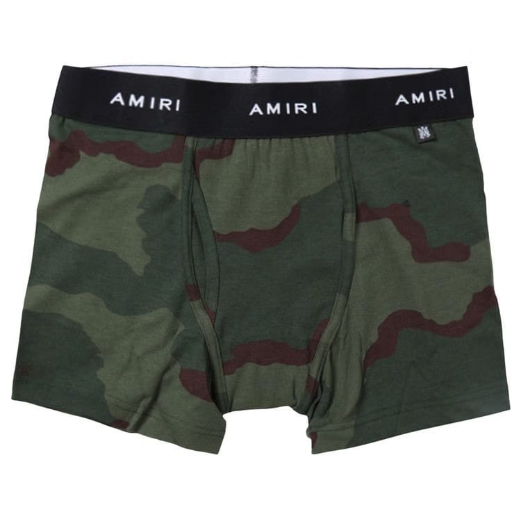 Amiri Waistband Camo Boxers Orange/Black