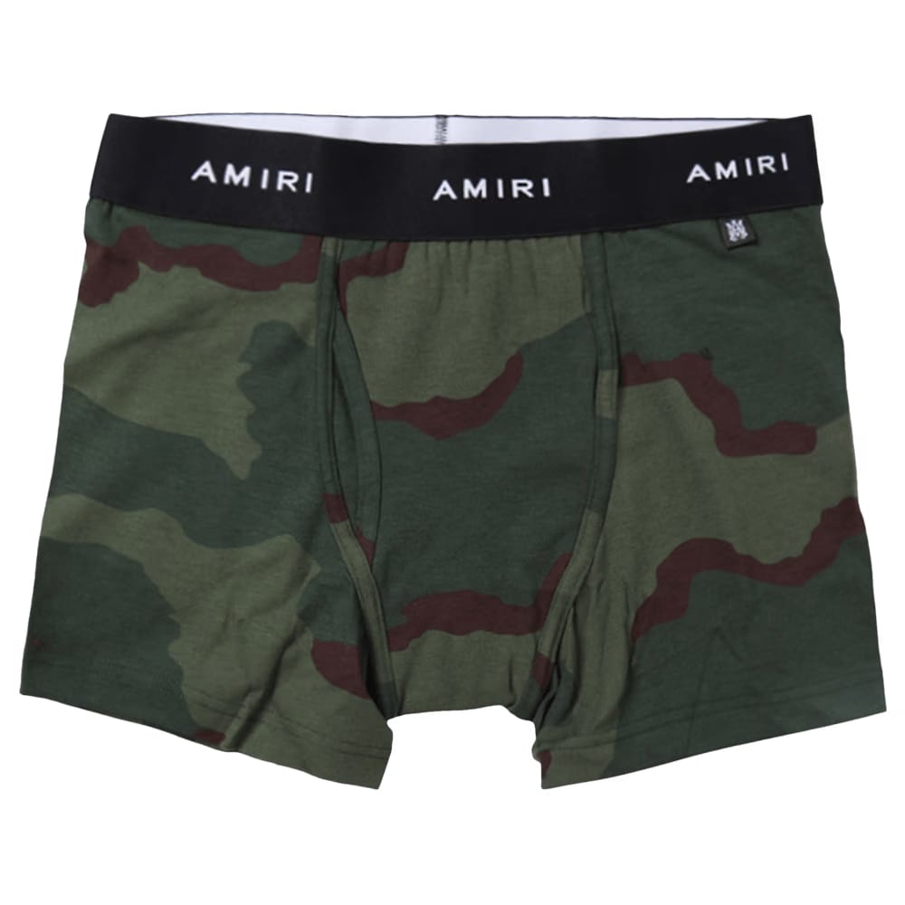 Amiri Waistband Camo Boxers Orange/Black