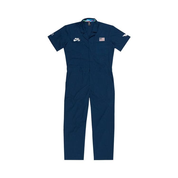 Nike SB x Parra USA Federation Kit Skate Coveralls Brave Blue/White