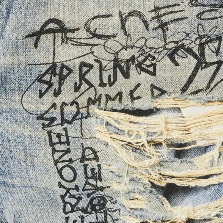 Acne Studios Trousers Mid Blue