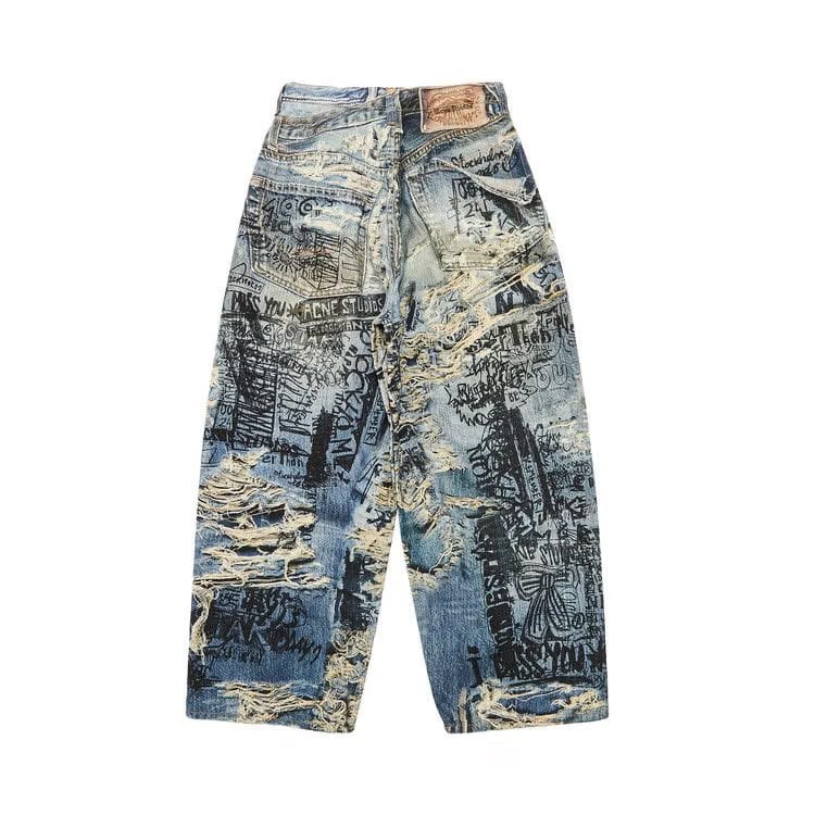 Acne Studios Trousers Mid Blue