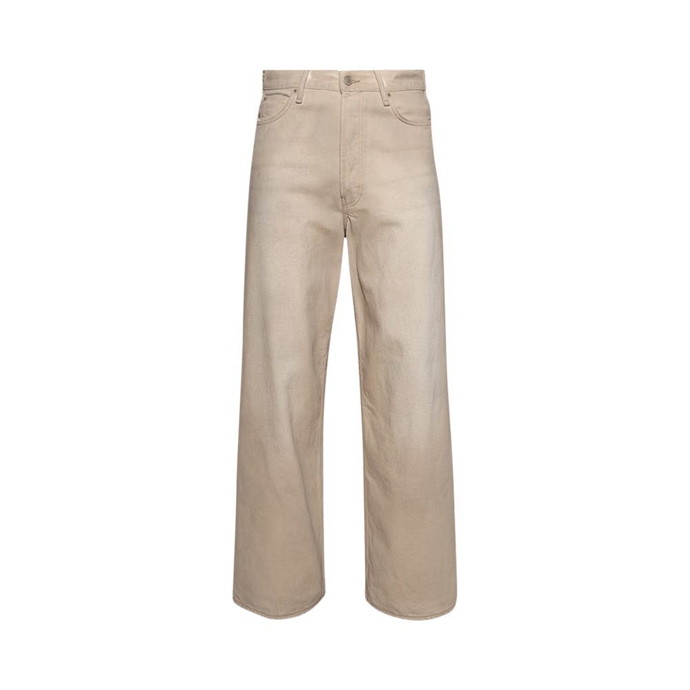 Acne Studios 1981 Baggy Fit Jeans Sand Beige