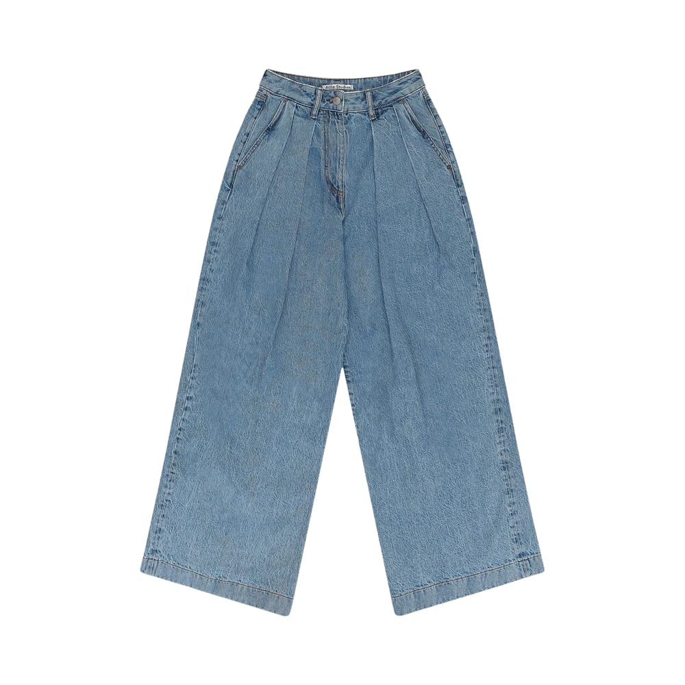 Acne Studios Pakita Denim Trousers Blue