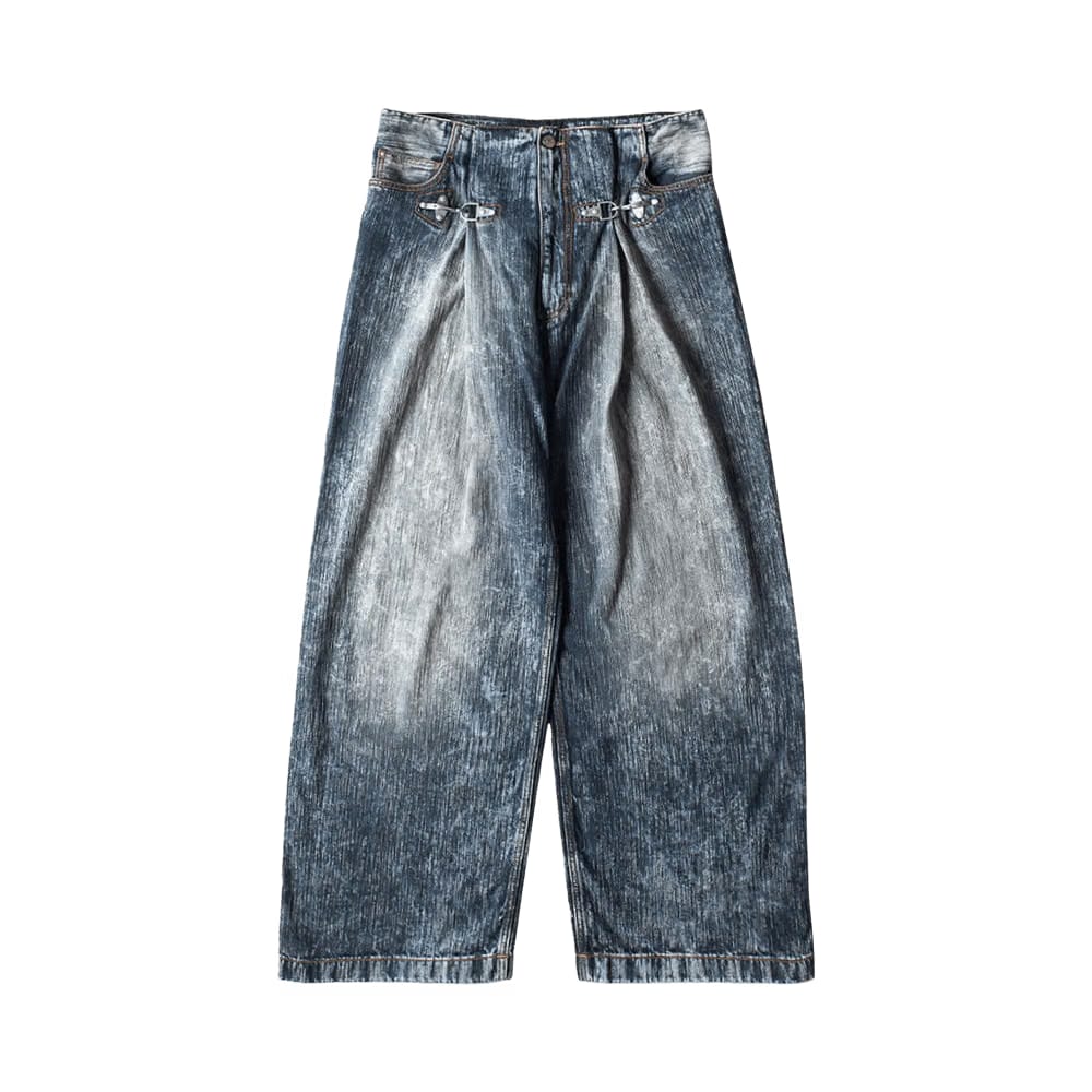 Acne Studios Denim Trousers Blue