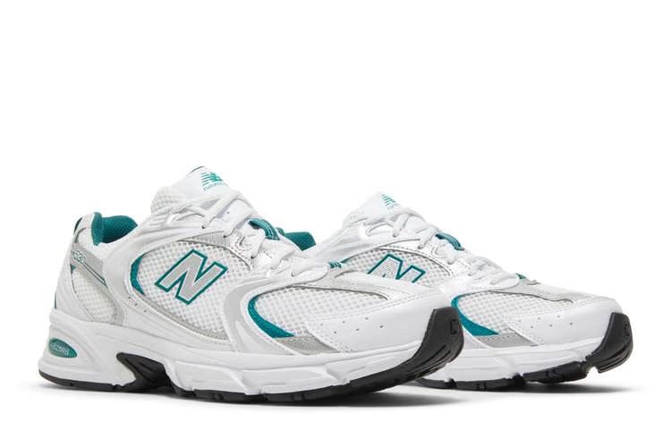 New Balance 530 White Silver Green