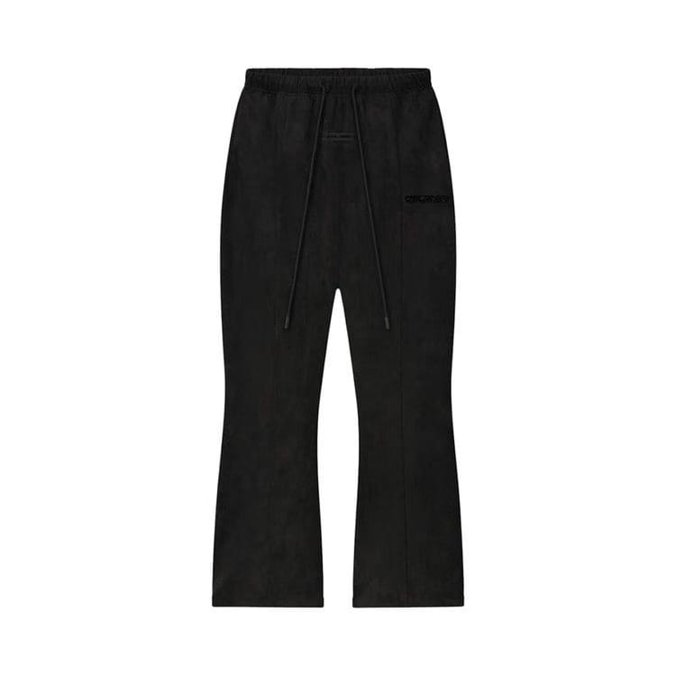 Fear of God Essentials Suede Fleece Flare Pants Vintage Black