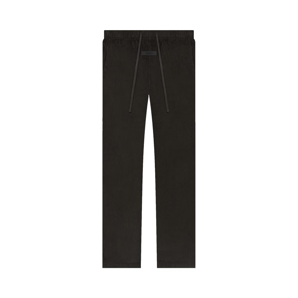 Fear of God Essentials Relaxed Corduroy Pants Off Black
