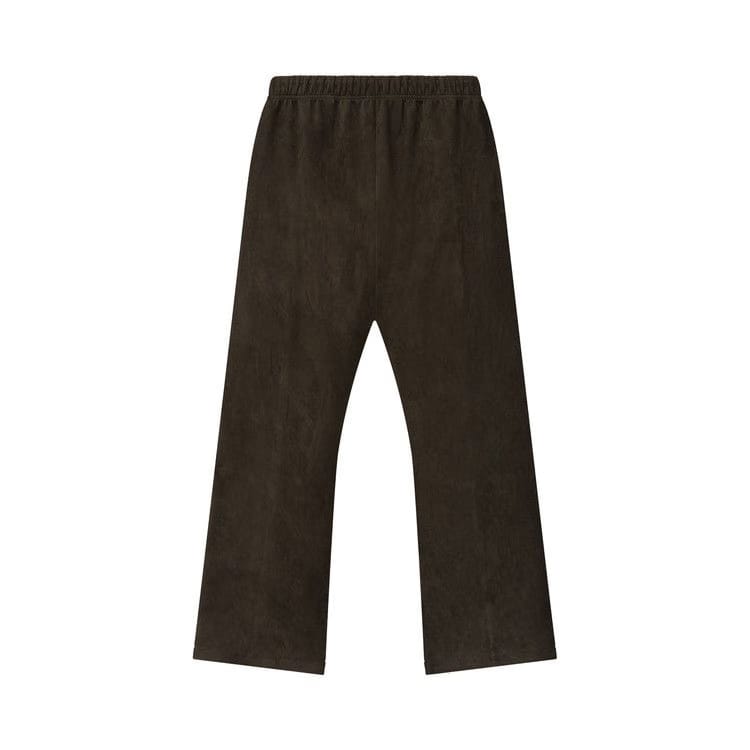 Fear of God Essentials Suede Fleece Flare Pant Brown