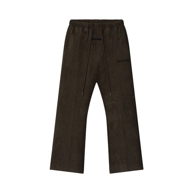 Fear of God Essentials Suede Fleece Flare Pant Brown