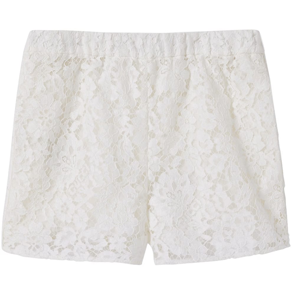 Gucci Flower Lace Pants Off White