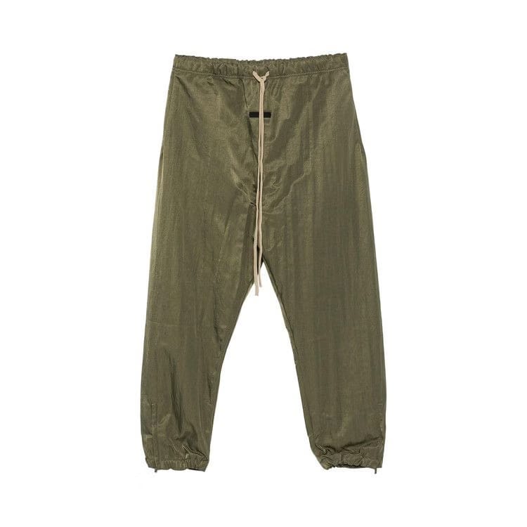 Fear of God Essentials Textured Nylon Track Pant Military