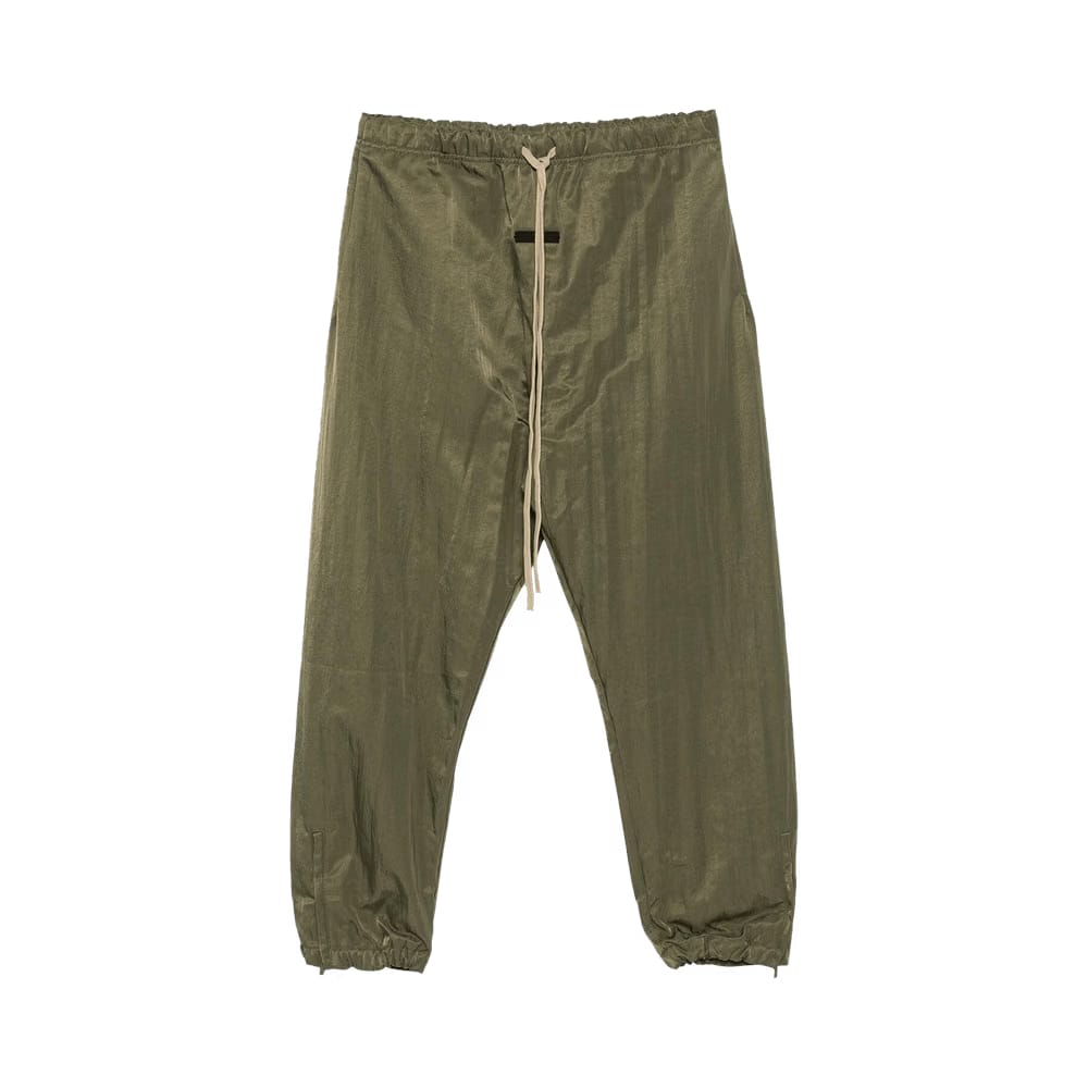 Fear of God Essentials Textured Nylon Track Pant Military