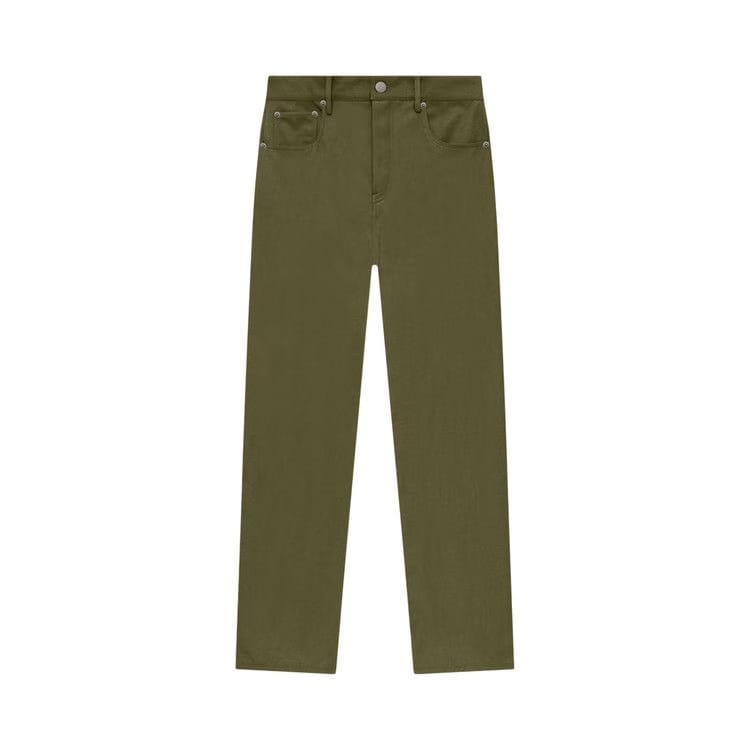 Fear of God Essentials Textured Nylon 5-Pocket Pant Military