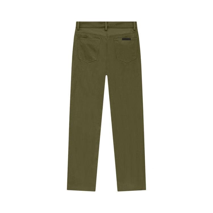 Fear of God Essentials Textured Nylon 5-Pocket Pant Military