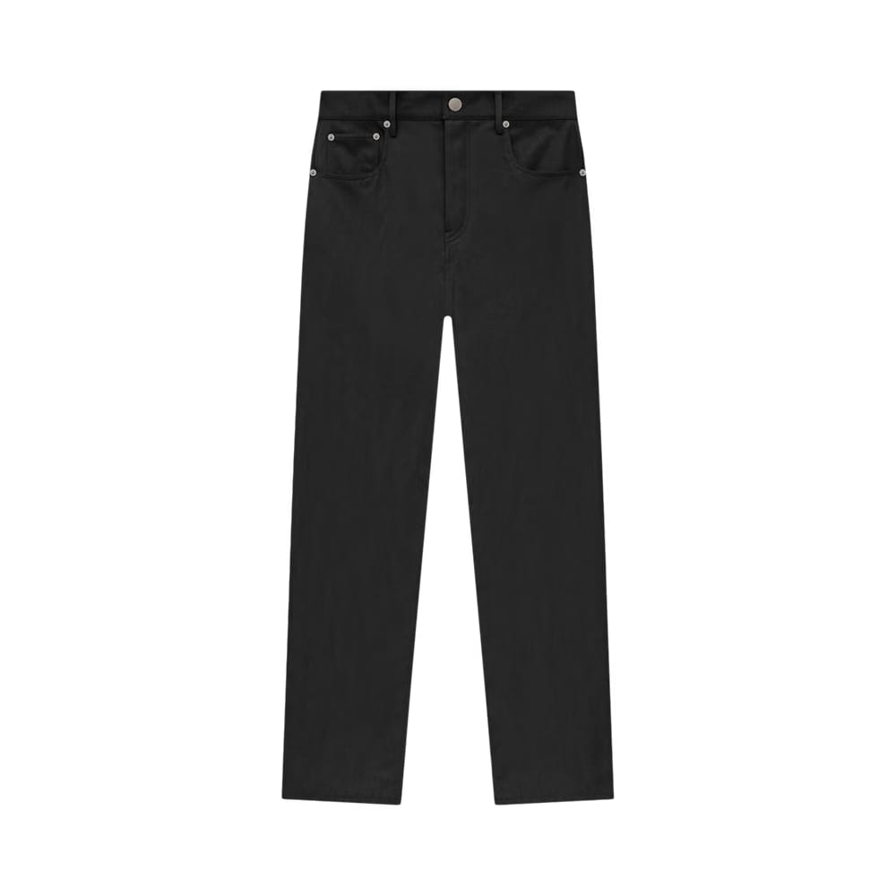 Fear of God Essentials Textured Nylon 5-Pocket Pant Black