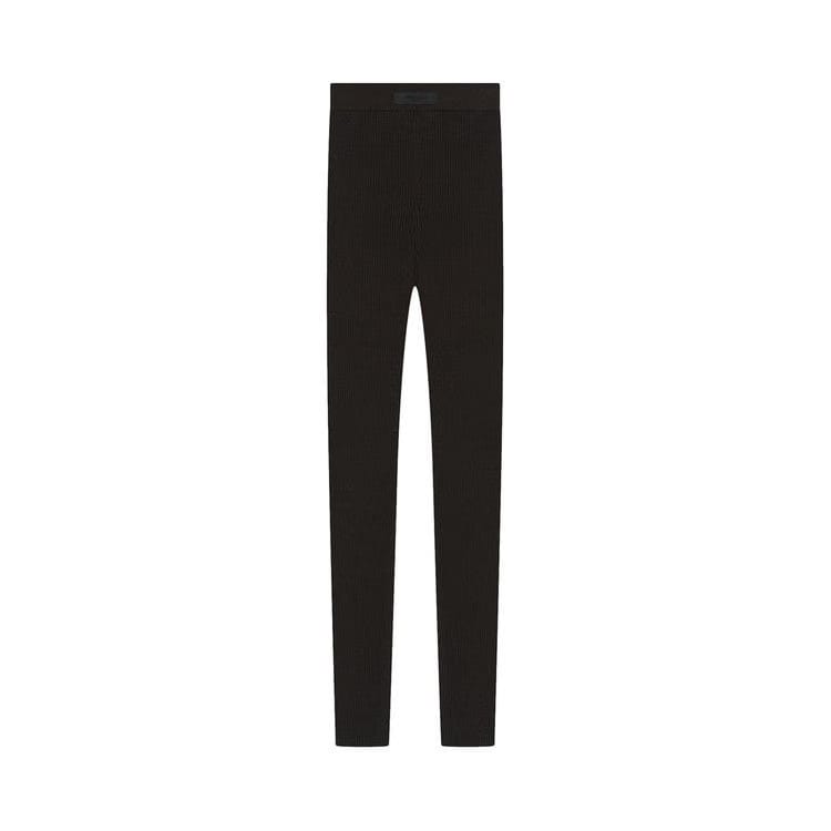 Fear of God Essentials Knit Rib Sport Pant Off Black