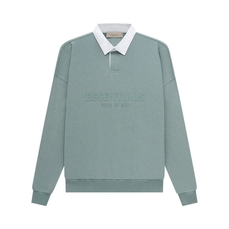 Fear of God Essentials Waffle Henley Rugby Sycamore