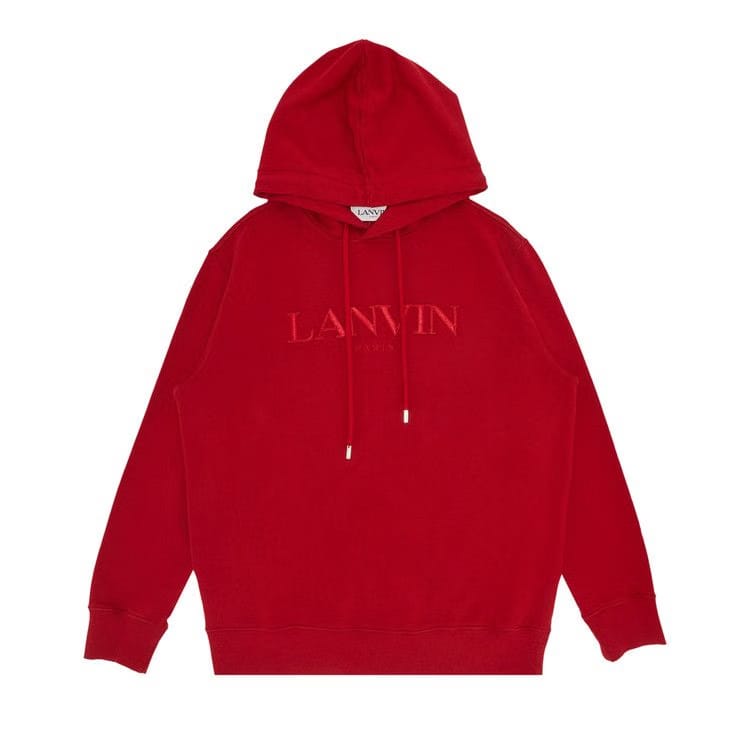 Lanvin Paris Embroidered Hoodie Lipstick