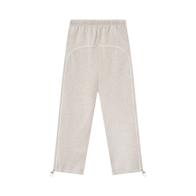 Fear of God Essentials Relaxed Fleece Sweatpant With Piping Heather Stone/Cloud White