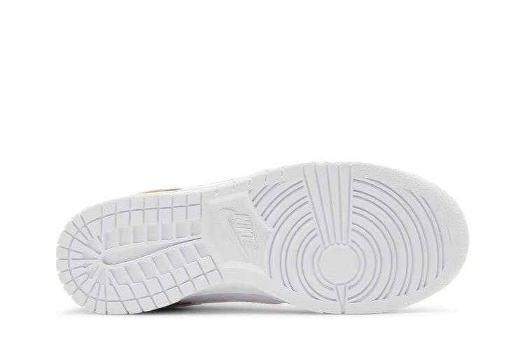 Nike Dunk Low White Gold Silver
