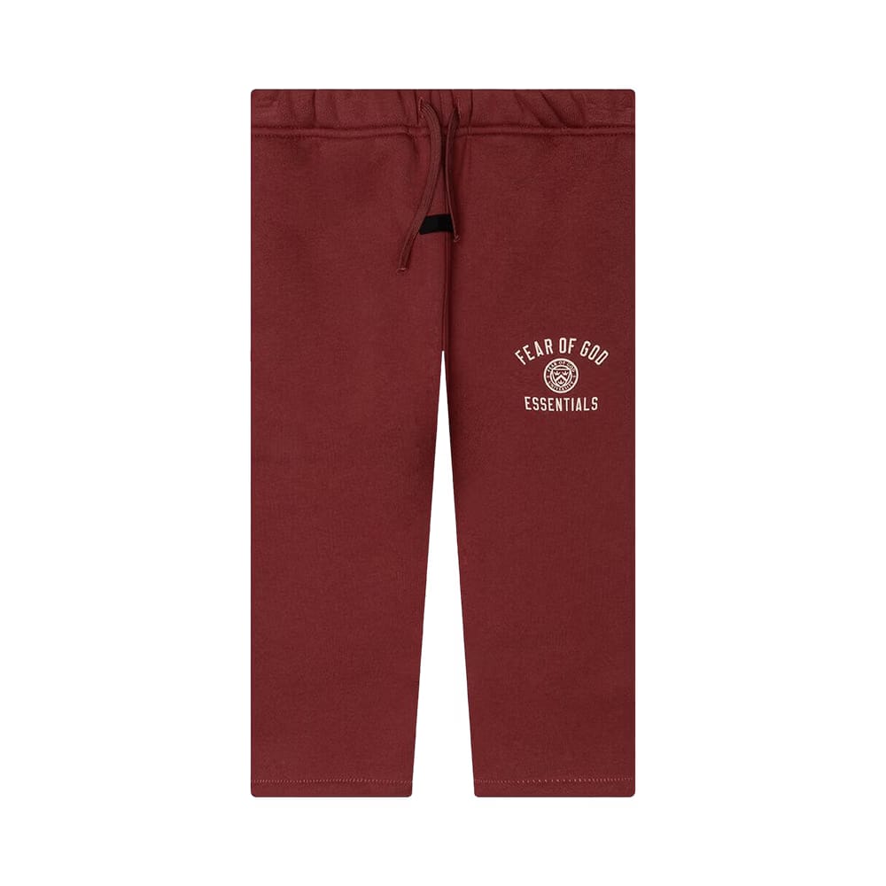 Fear of God Essentials Kids Fleece Relaxed Sweatpant Crimson