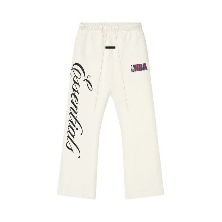 Fear of God Essentials NBA Flare Sweatpant Cream White