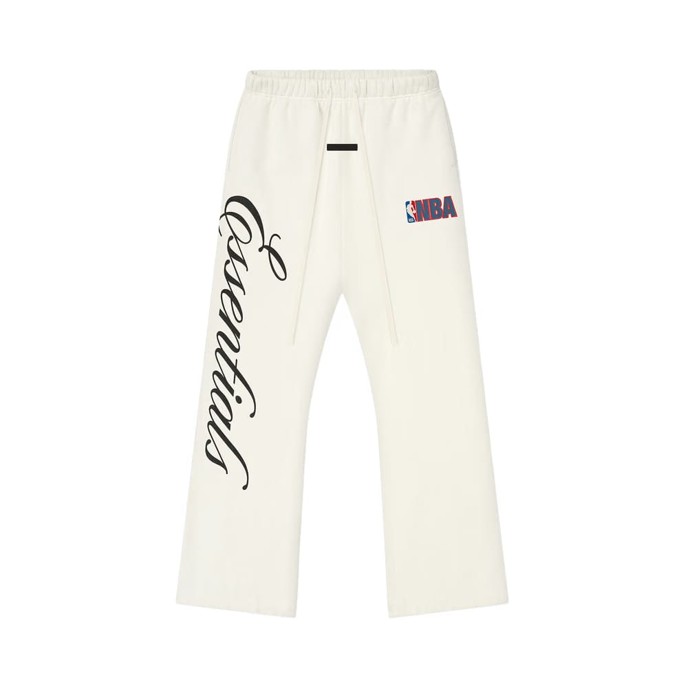 Fear of God Essentials NBA Flare Sweatpant Cream White