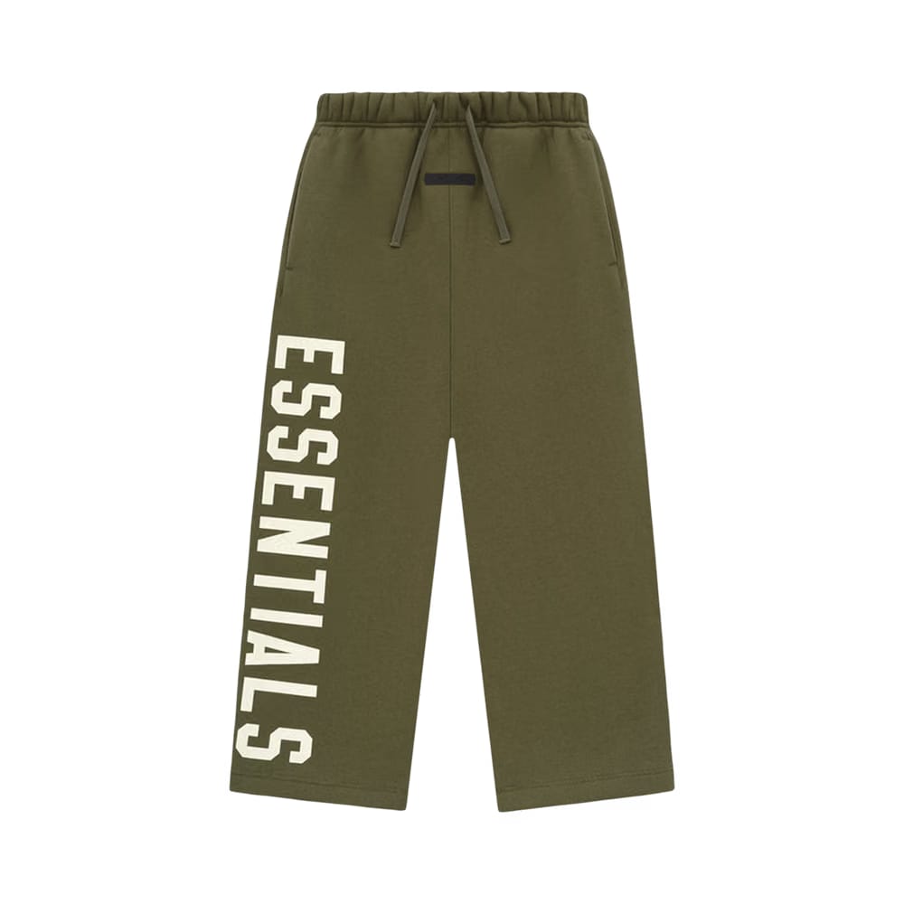 Fear of God Essentials Kids Fleece Relaxed Sweatpant Military