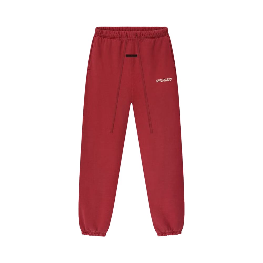 Fear of God Essentials Heavy Fleece Classic Sweatpant Crimson
